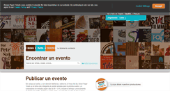 Desktop Screenshot of es.brownpapertickets.com