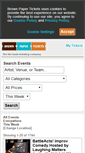 Mobile Screenshot of fr.brownpapertickets.com